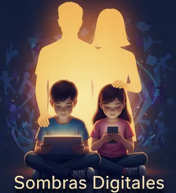 Portada del libro Sombras Digitales de GuardianKids